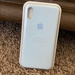 iPhone X Sky Blue Silicone Case NIB